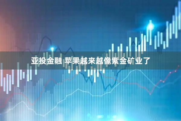 亚投金融 苹果越来越像紫金矿业了