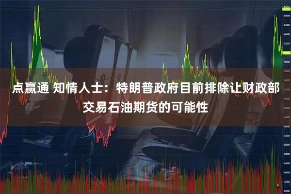 点赢通 知情人士：特朗普政府目前排除让财政部交易石油期货的可能性