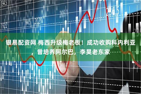 银易配资网 梅西升级梅老板！成功收购科内利亚，曾培养阿尔巴，李昊老东家